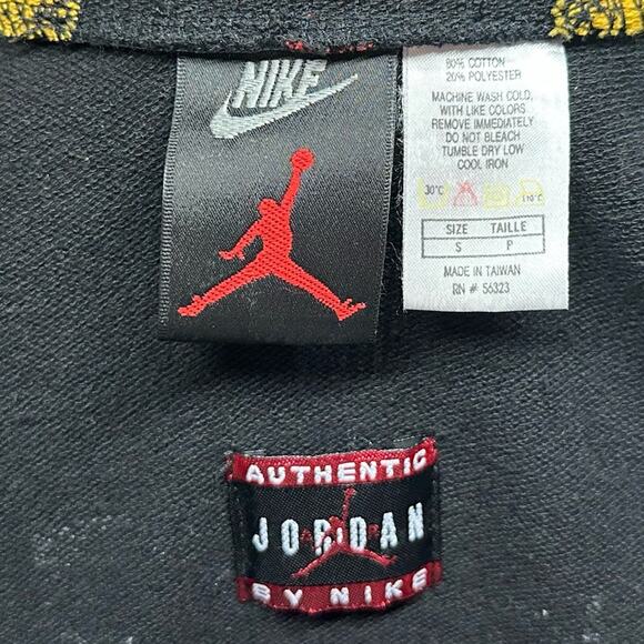 Vintage Nike Air Jordan Sweatshirt Hoodie Mens Size Small OG Flight Swoosh 90s - Picture 3 of 9